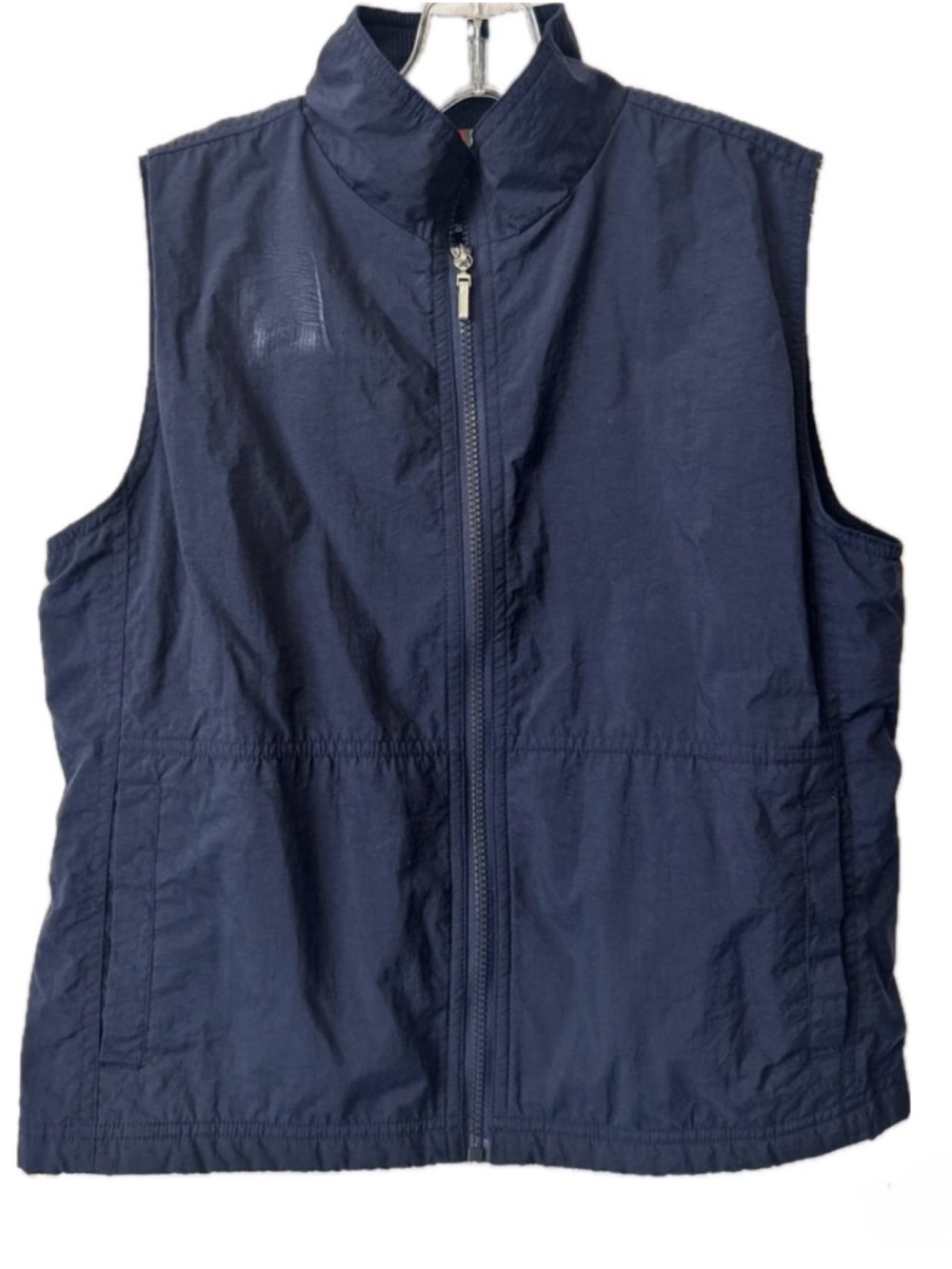 🏷️3/$30 Catalina Navy Blue Utility Zip Vest Small Lightweight Outdoor Coastal